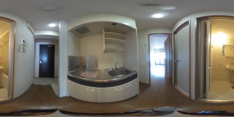 パノラマ画像キッチン