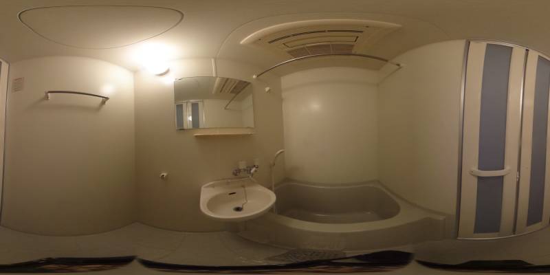 パノラマ画像バスルーム