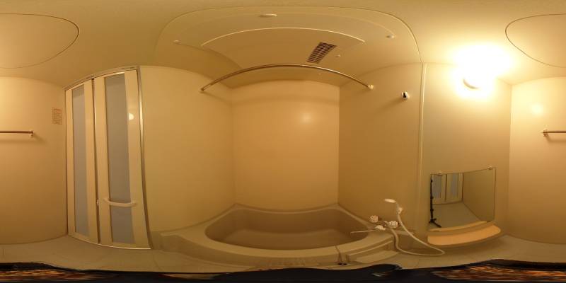 パノラマ画像バスルーム