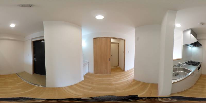 パノラマ画像キッチン