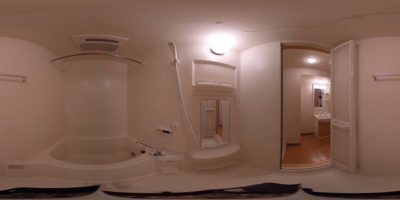 パノラマ画像バスルーム