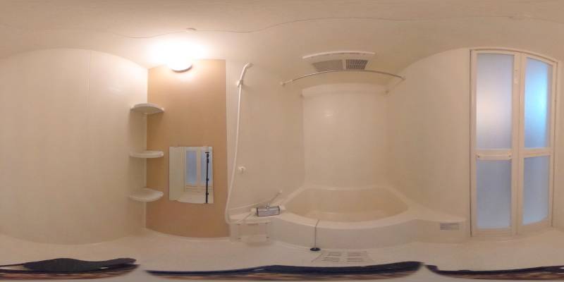 パノラマ画像バスルーム