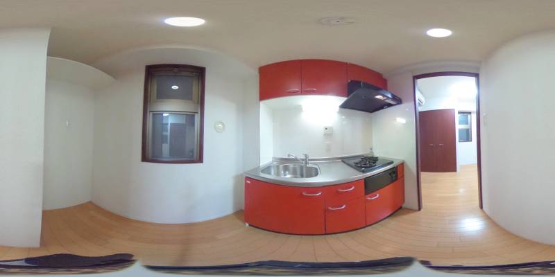 パノラマ画像キッチン