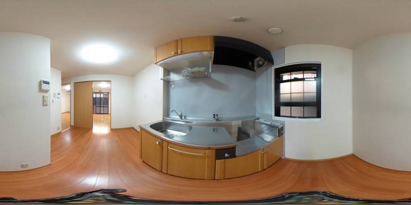 パノラマ画像キッチン