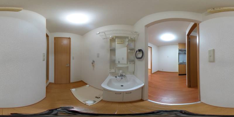 パノラマ画像洗面所