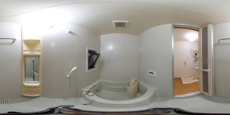 パノラマ画像バスルーム