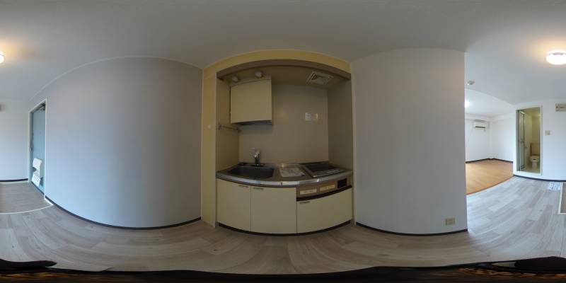 パノラマ画像キッチン
