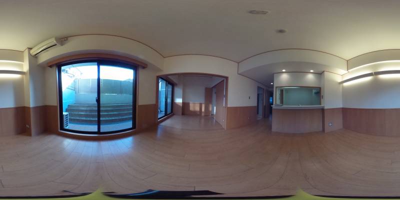 パノラマ画像洋室