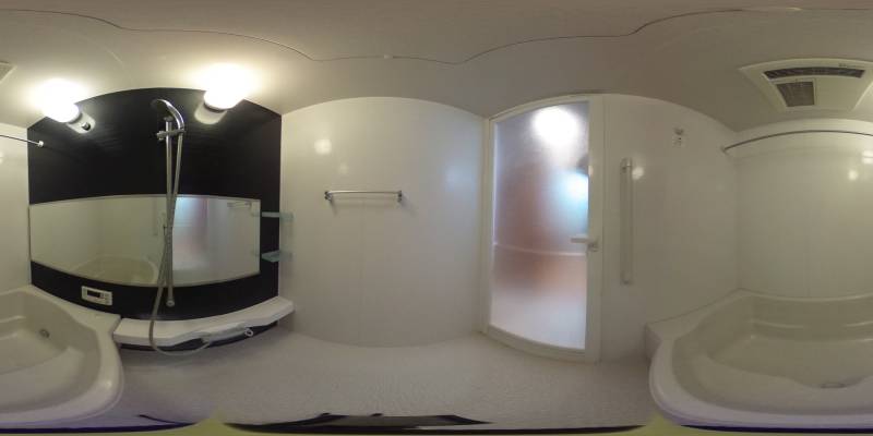 パノラマ画像バスルーム