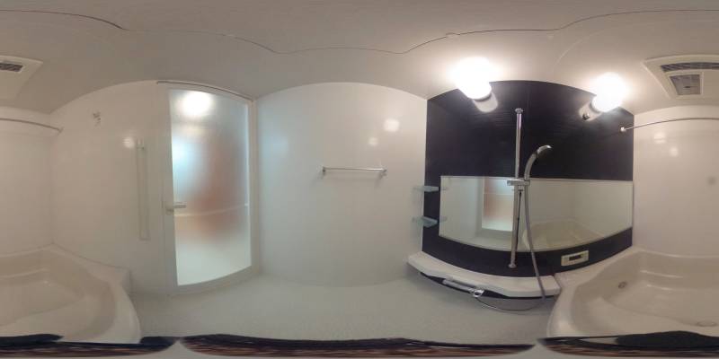 パノラマ画像バスルーム