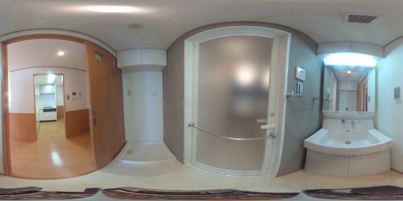 パノラマ画像洗面所