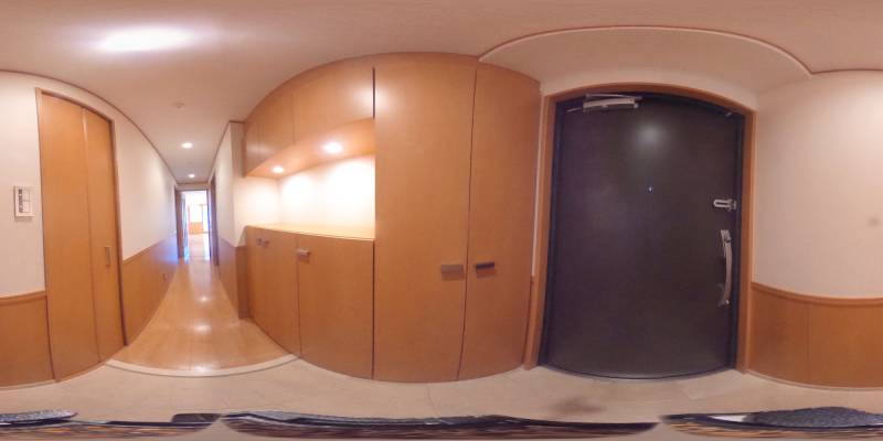 パノラマ画像玄関