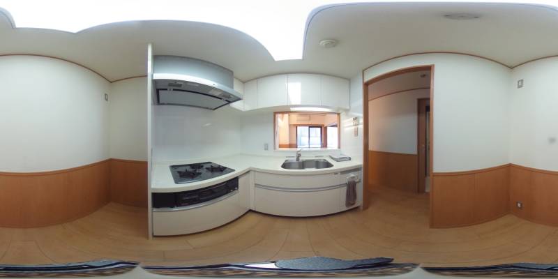 パノラマ画像キッチン