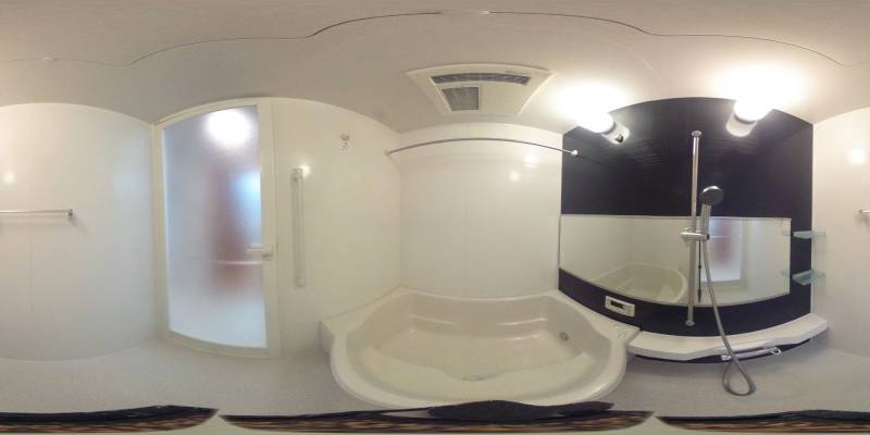 パノラマ画像バスルーム