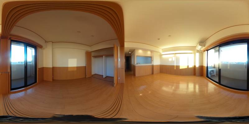 パノラマ画像洋室