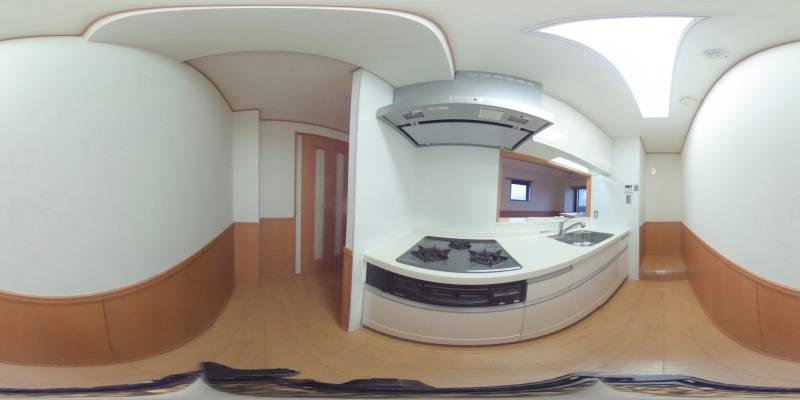 パノラマ画像キッチン