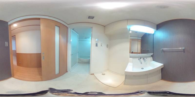 パノラマ画像洗面所