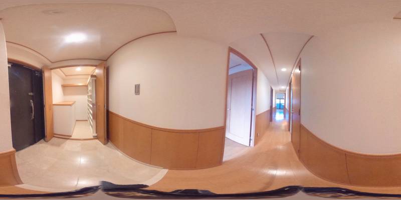 パノラマ画像玄関