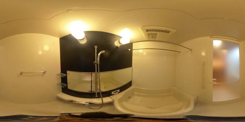 パノラマ画像バスルーム