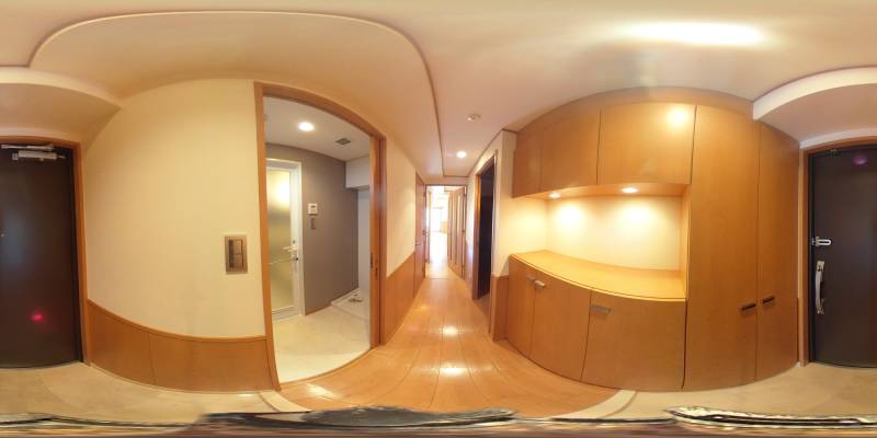 パノラマ画像玄関