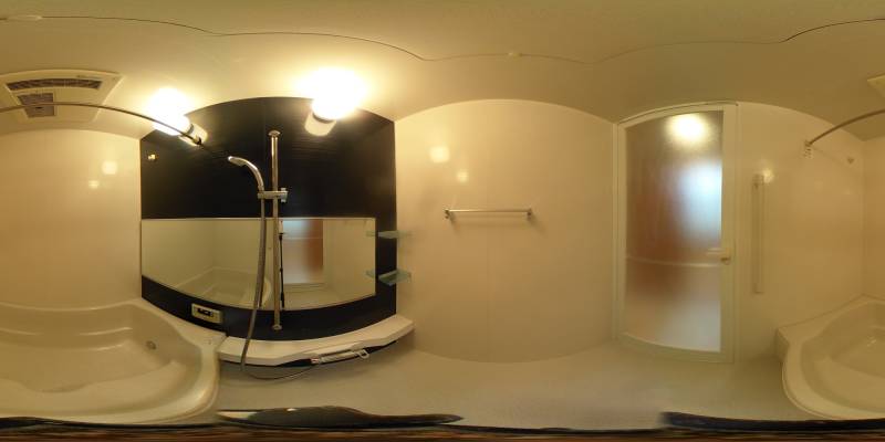 パノラマ画像バスルーム