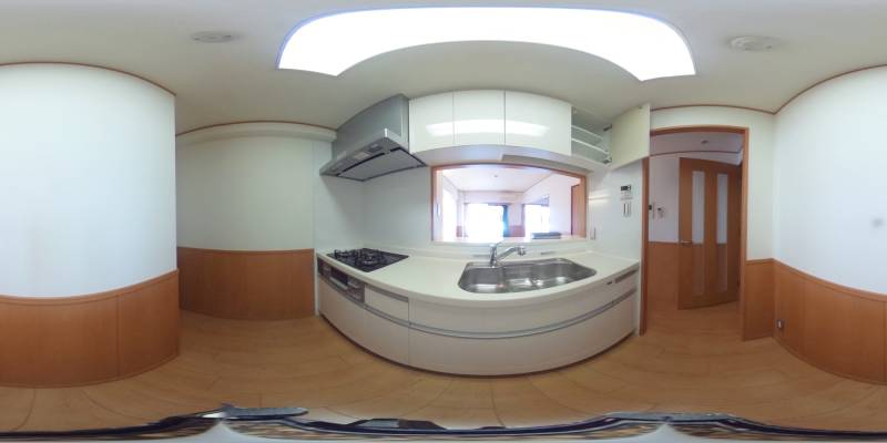 パノラマ画像キッチン