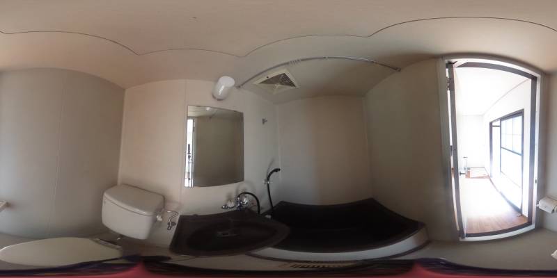 パノラマ画像バスルーム