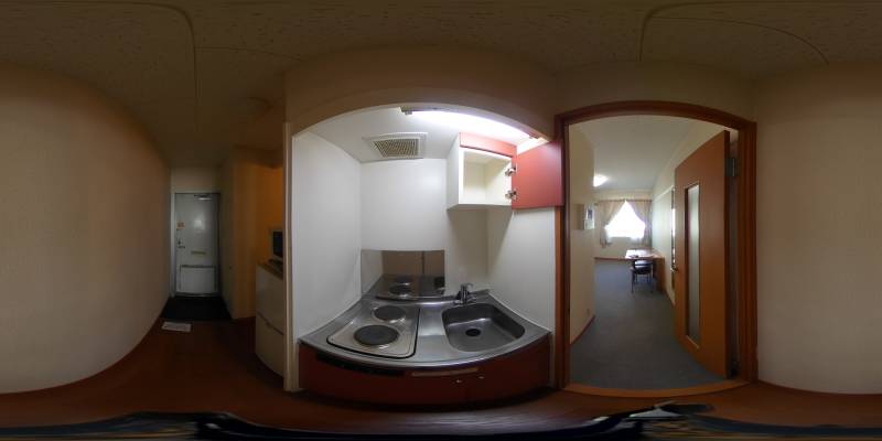 パノラマ画像キッチン