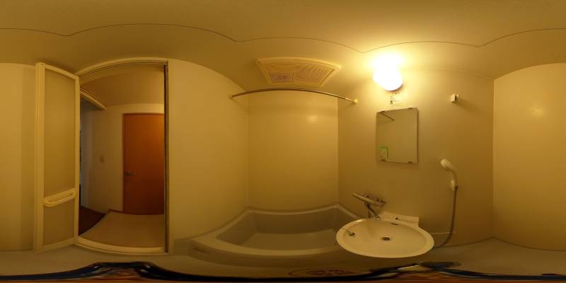 パノラマ画像バスルーム