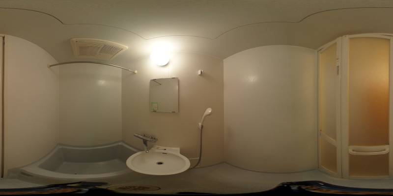 パノラマ画像バスルーム