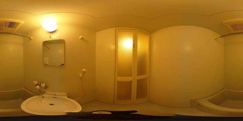 パノラマ画像バスルーム