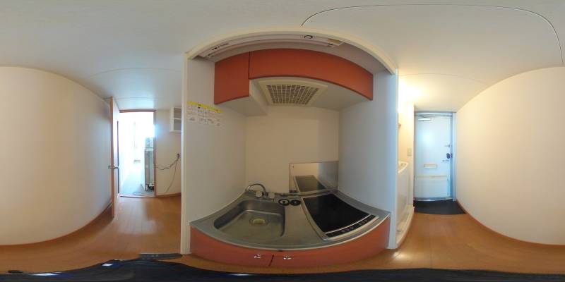 パノラマ画像キッチン