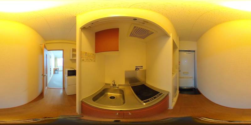 パノラマ画像キッチン