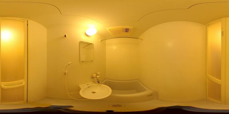 パノラマ画像バスルーム