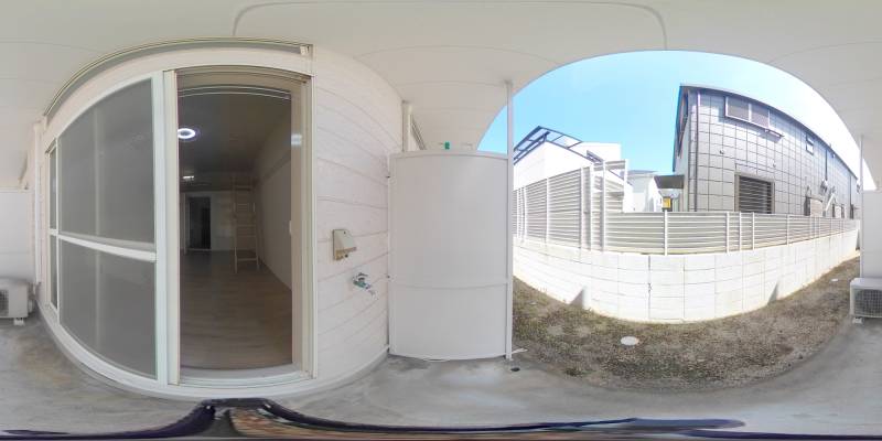 パノラマ画像バルコニー