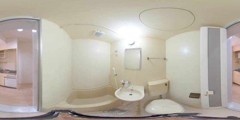 パノラマ画像バスルーム