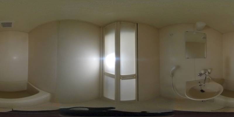 パノラマ画像バスルーム
