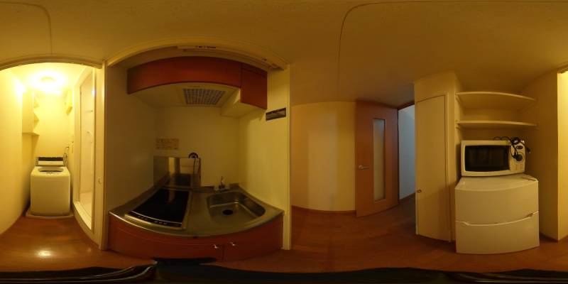 パノラマ画像キッチン