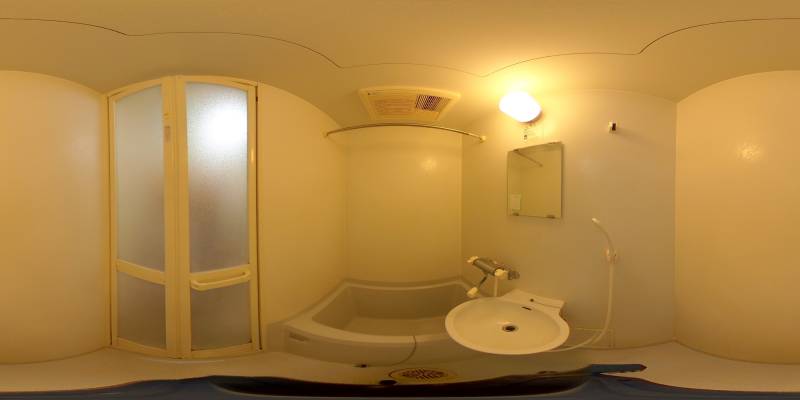 パノラマ画像バスルーム