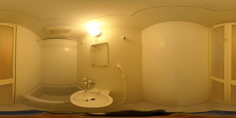 パノラマ画像バスルーム