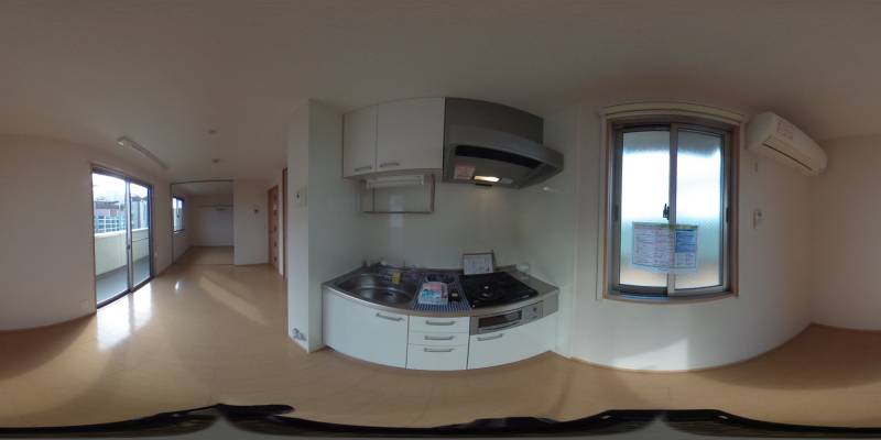 パノラマ画像キッチン