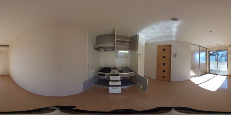 パノラマ画像キッチン
