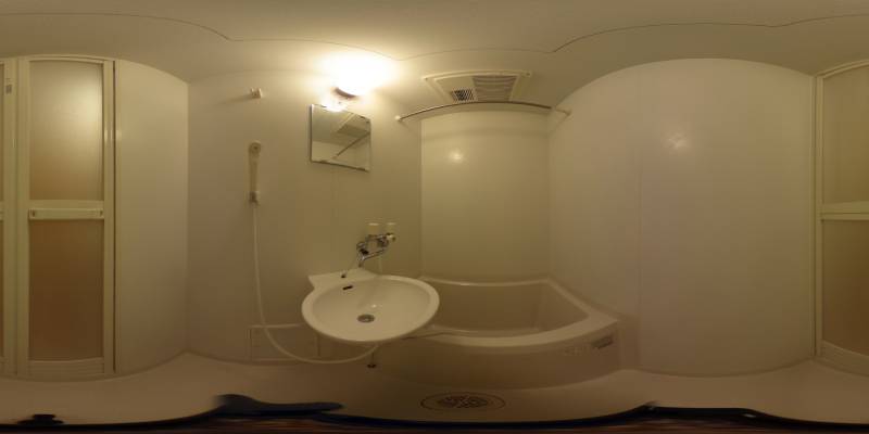 パノラマ画像バスルーム