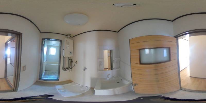 パノラマ画像洗面所