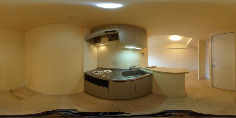 パノラマ画像キッチン