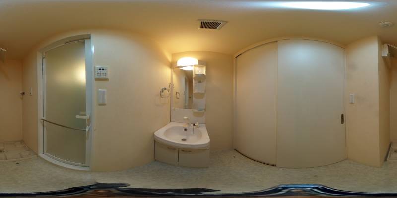 パノラマ画像洗面所