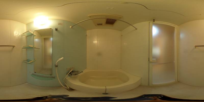 パノラマ画像バスルーム