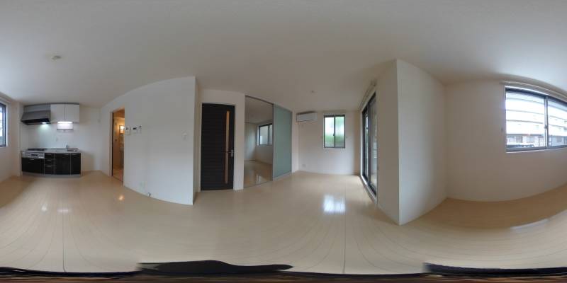 パノラマ画像リビング