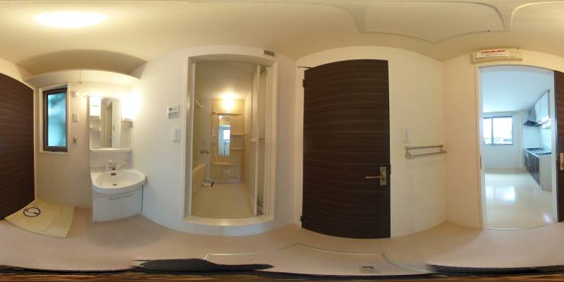 パノラマ画像洗面所