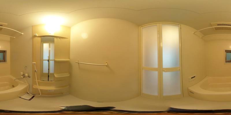 パノラマ画像バスルーム